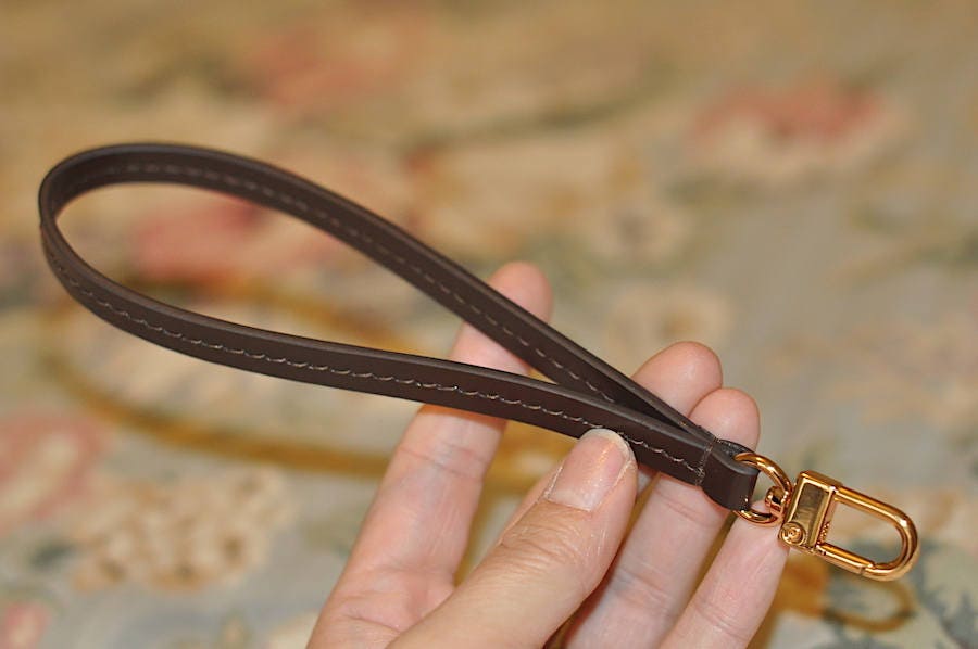 Mcraft® Armband Aus Dunkelbraunem Leder Match Damier Ebene Brieftasche, Pochette, Agenda von Mcraftleather