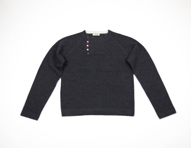 Targa Damen Wollpullover S - Dunkelgrau von MdeuxParis