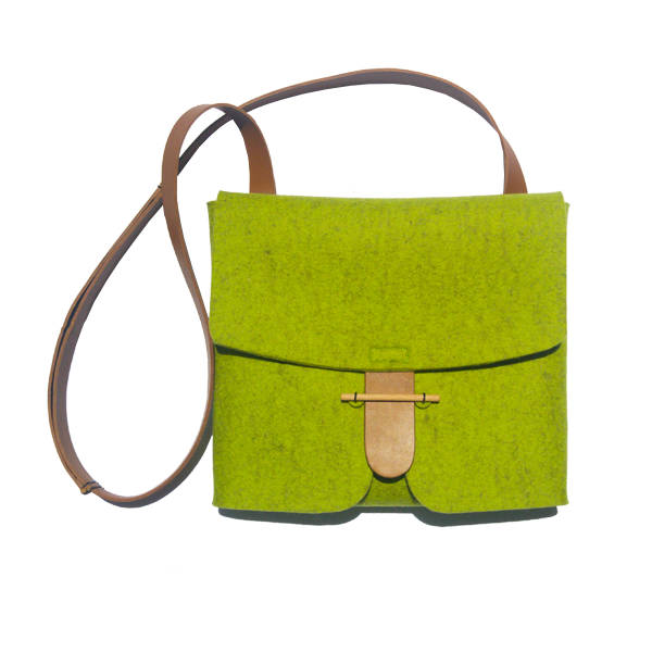 Neu-Filz Crossbody Tasche Mit Lederriemen, Aus Naturmaterialien, Merino Filz Tasche, Schultertasche von Mdirektorbags