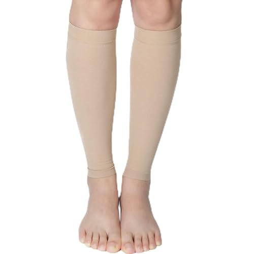 Mdrcg Kompressionsstrümpfe Damen Herren, Wadenbandage 20-30 mmHg Stützstrümpfe,Offene Spitze Krampfadern Thrombosestrümpfe,B,S von Mdrcg