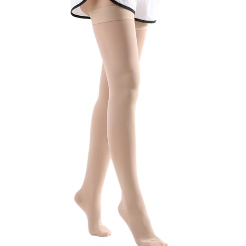 Mdrcg Kompressionsstrümpfe Damen Herren,Strümpfe Bei Krampfadern,Kompressionssocken,Lang Stützstrümpfe Krampfadern, Ödemen, Beinschmerzen, Thrombosen,D,L von Mdrcg