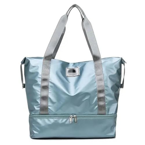 MdybF Cartable Space Cotton Reisetasche Verstellbarer Modehütten -Einkaufstasche Handtasche Auf Gepäck wasserdichte Fitness -Umhängetasche Für Frauen-Stil 2 Blau von MdybF