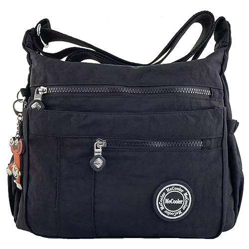 MeCooler Umhängetasche Leichter Messenger Bag Kuriertasche Damen Lässige Sporttasche Wasserdicht Taschen Schultertasche Mode Reisetasche von MeCooler