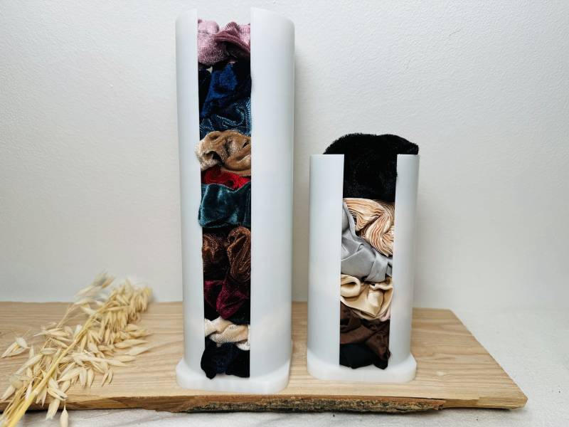 Scrunchie Halter Für Haargummi Zopfgummi Scrunchieständer Holder 3D Druck Ordnungssystem in 2 Größen Ständer Mädchen Frauen von MeDaPi