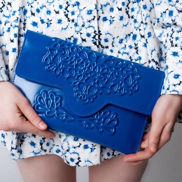 MEDUSA Slow Fashion Clutch Blue von MeDusa