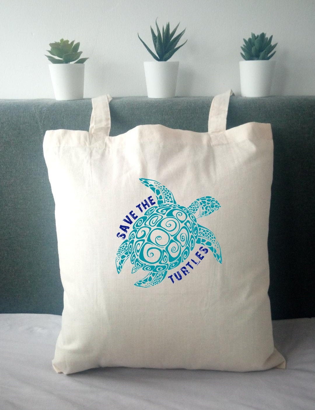 Speichern Sie Die Schildkröten Wiederverwendbare Einkaufstasche Aus 100% Baumwolle Speichern Sie Die Schildkröten Wiederverwendbare Einkaufstasche Aus 100% Baumwolle von MeJuliesShop