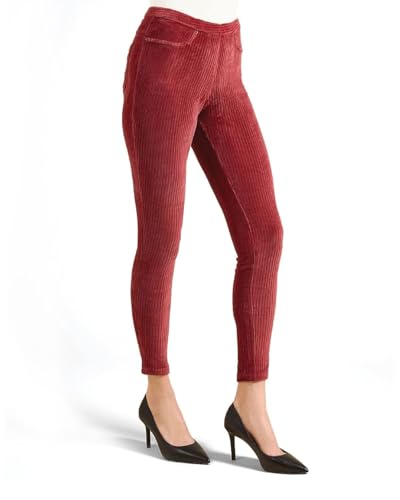 Cord-Leggings mit breiten Rippen Gr. Medium, Fired Brick von MeMoi