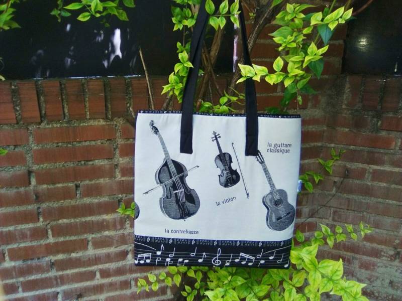Bolso De Musica, Musical, Violine, Viola, Für Musicos, Mochila Bolsa Monedero Musica, Tele Musica von MeSaleBordado