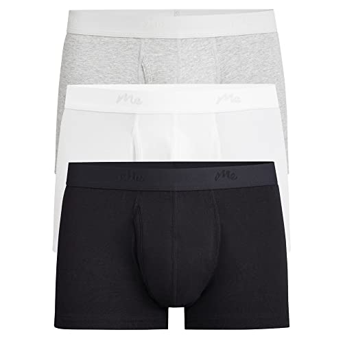 MeUndies – Herren Unterwäsche aus Stretch-Baumwolle mit Eingriff – 3er-Pack – Exklusiver Stoff von Amazon, Cotton Classic 3er-Pack, X-Large von MeUndies