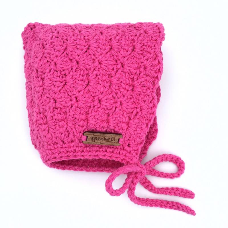 Baby Mädchen Motorhaube, Häkeln Kleinkind Wintermütze, Pixie Geschenk von Meadoria