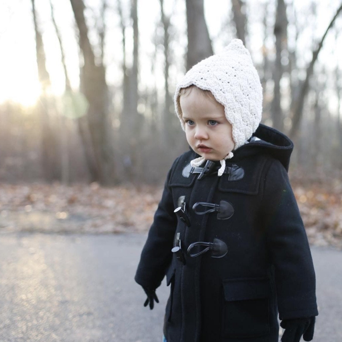 Kindermütze, Gehäkelte Pixie-Mütze, Kleinkind-Pixie-Mütze, Wintermützen Für Kleinkinder, Strick-Kleinkind-Mütze, Erbstück-Mütze von Meadoria