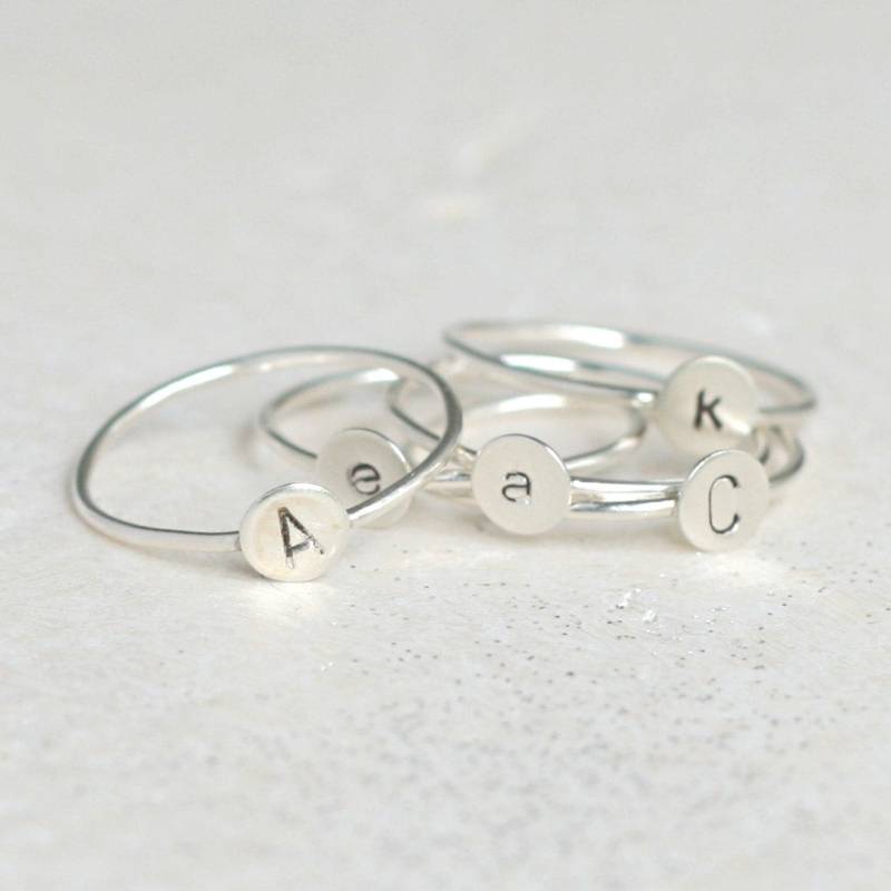 Personalisierter Anfangsring. Sterling Silber Schmuck. Silber Initialen Ring. Personalisierten Geschenk Für Sie. Runden Tropfenbuchstaben Personalisierter Anfangsring. Sterling Silber Schmuck. Silber Initialen Ring. Personalisierten Geschenk Für Sie. Runden Tropfenbuchstaben von MeadowbelleMarket