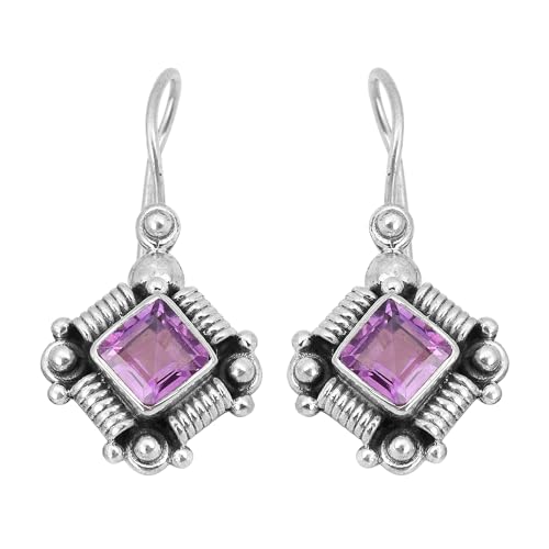 Amethyst Earring, Teenage Earring, 925 Sterling Silver Earring, Bohemian Earring von Meadows