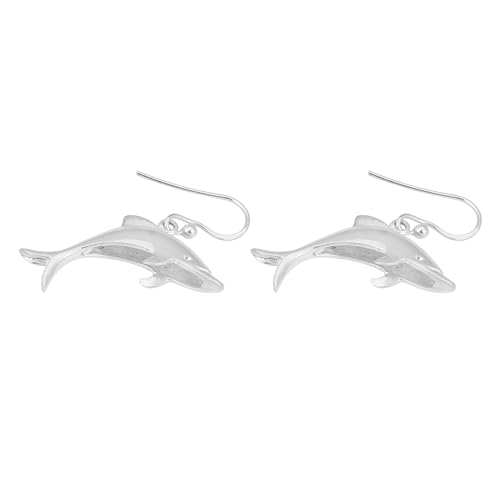 Dolphin 925 Sterling Silver Designer Earring, Bohemian Earring, Dangle Earring von Meadows