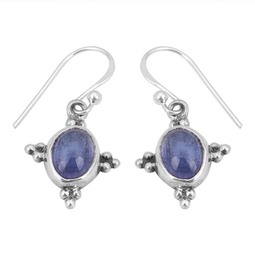 Natural Tanzanite Earring, Handmade Designer Earring For Women, 925 Sterling Silver Earring von Meadows