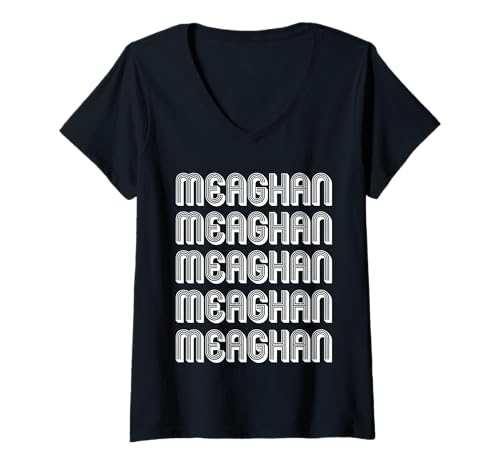 Damen Meaghan T-Shirt mit V-Ausschnitt Damen Meaghan T-Shirt mit V-Ausschnitt von Meaghan Apparel