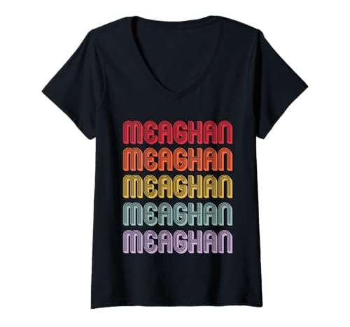 Damen Meaghan T-Shirt mit V-Ausschnitt Damen Meaghan T-Shirt mit V-Ausschnitt von Meaghan Apparel