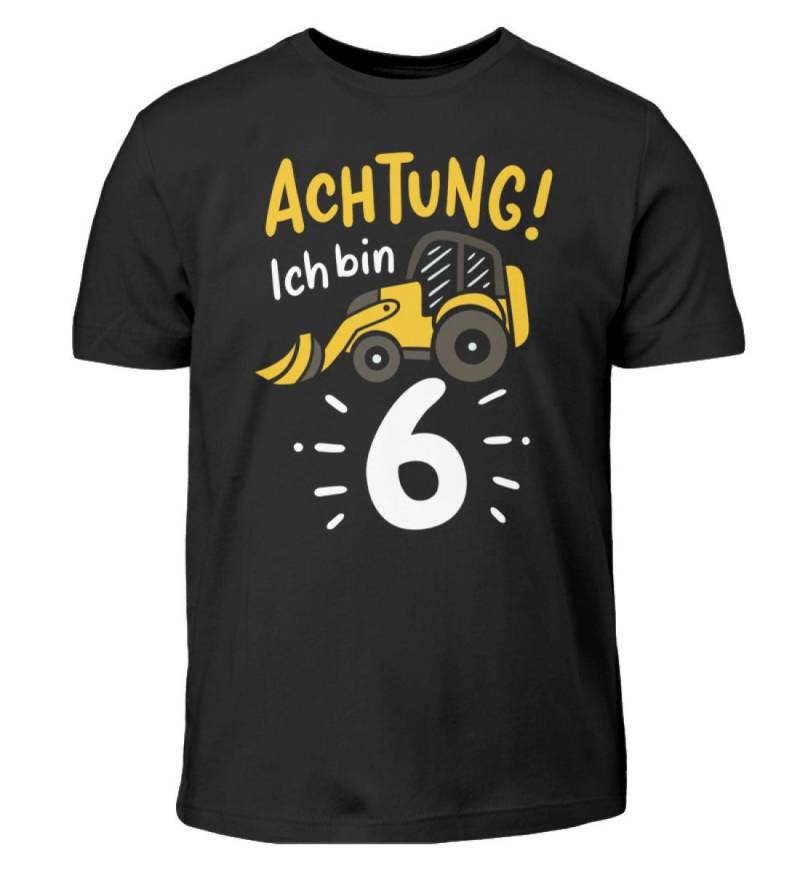6. Geburtstag Bagger Baggerfahrer 6 Jahre Alt Bulldozer Kindergeburtstag Geschenkidee - Kinder T-Shirt von MeallasShop