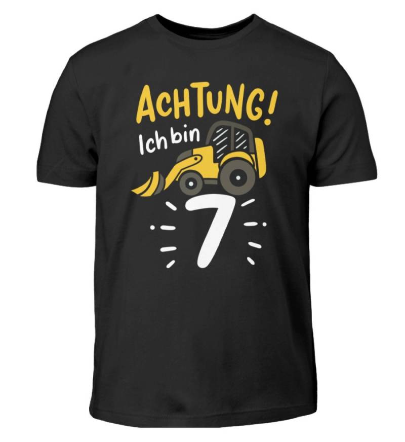 7. Geburtstag Bagger Baggerfahrer 7 Jahre Alt Bulldozer Kindergeburtstag - Kinder T-Shirt von MeallasShop