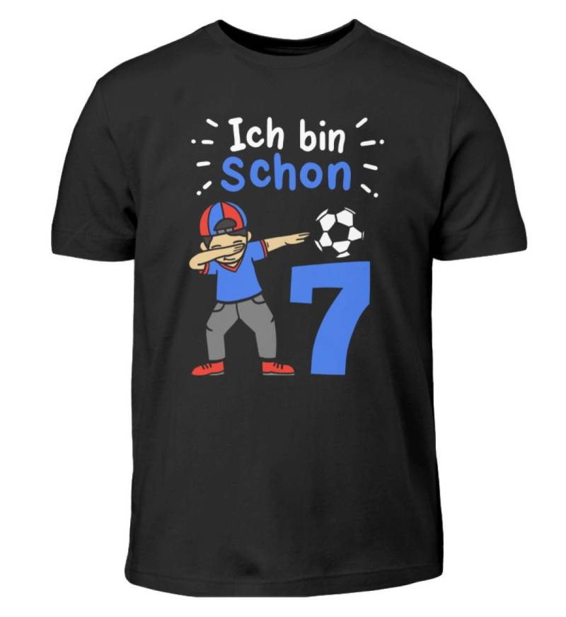7. Geburtstag Fußball Junge Fußballer 7 Jahre Alt Ich Bin Schon - Kinder T-Shirt von MeallasShop