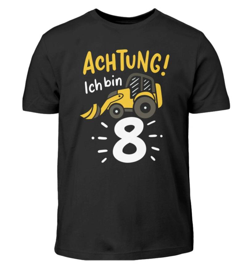 8. Geburtstag Bagger Baggerfahrer 8 Jahre Alt Bulldozer Kindergeburtstag - Kinder T-Shirt von MeallasShop