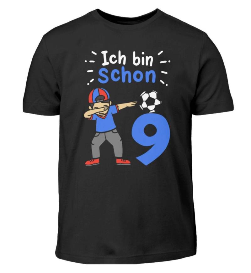 9. Geburtstag Fußball Junge Fußballer 9 Jahre Alt Ich Bin Schon - Kinder T-Shirt von MeallasShop