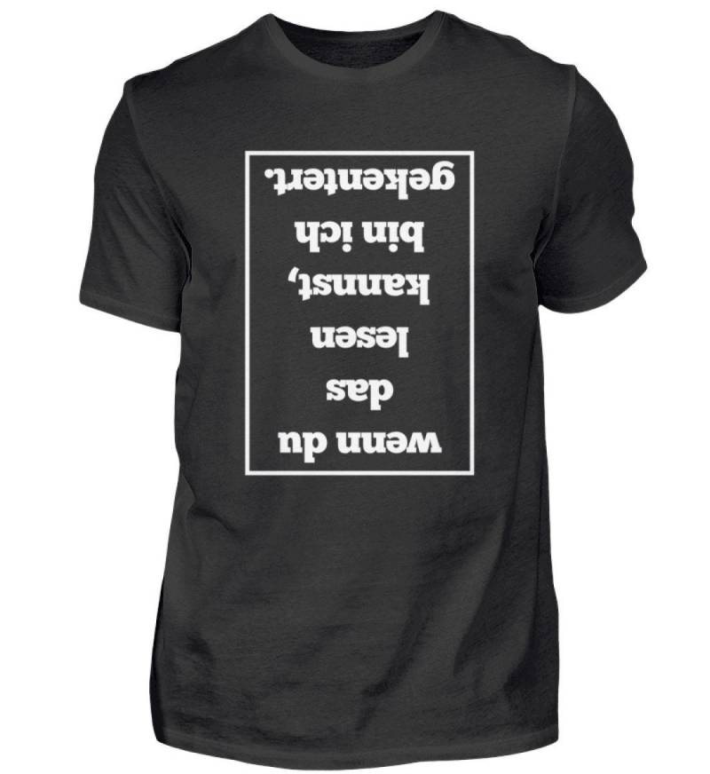 Boot Bootfahrer Segler Sailor Kapitän Seefahrer Segeln Spruch Wenn Du Das Lesen Kannst, Bin Ich Gekentert - Herren Shirt von MeallasShop