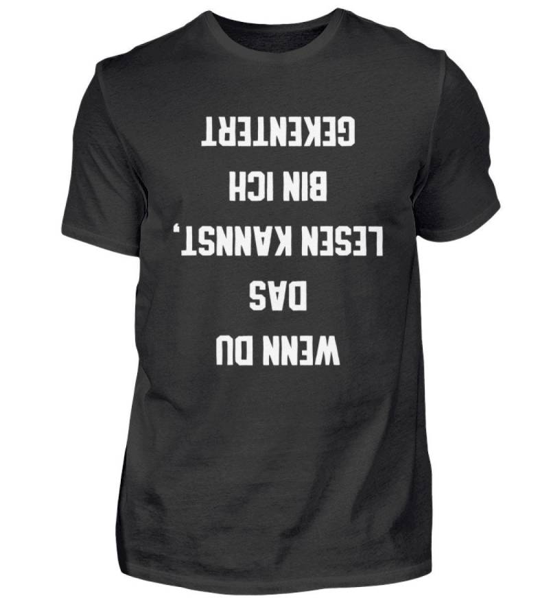 Boot T-Shirt Bootfahrer Segler Kapitän Seemann Boot-Besitzer Spruch Wenn Du Das Lesen Kannst, Bin Ich Gekentert - Herren Shirt von MeallasShop