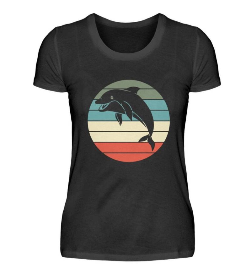 Delfin Shirt Delphin Meerestier Meeresbiologin Tierpfleger Delphin-Liebhaber Delphin-Geschenke - Damen Premiumshirt von MeallasShop