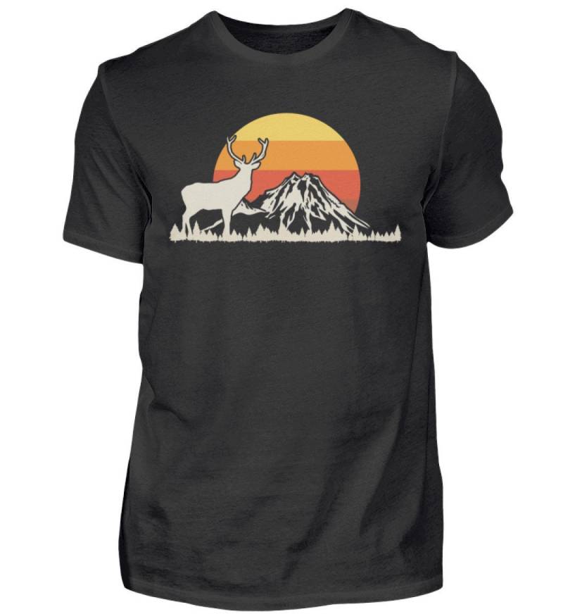 Hirsch Rothirsch Geweih Jagd Jäger - Herren Shirt von MeallasShop