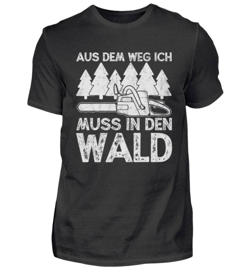 Holzfäller Baumpfleger Forstwirt Waldarbeiter Arborist Wald Kettensäge Spruch - Herren Shirt von MeallasShop