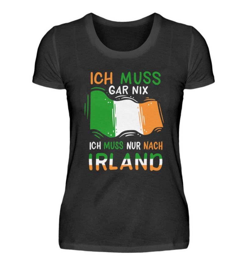 Irland T-Shirt Nationalflagge Irisch Iren Urlaub - Damenshirt von MeallasShop