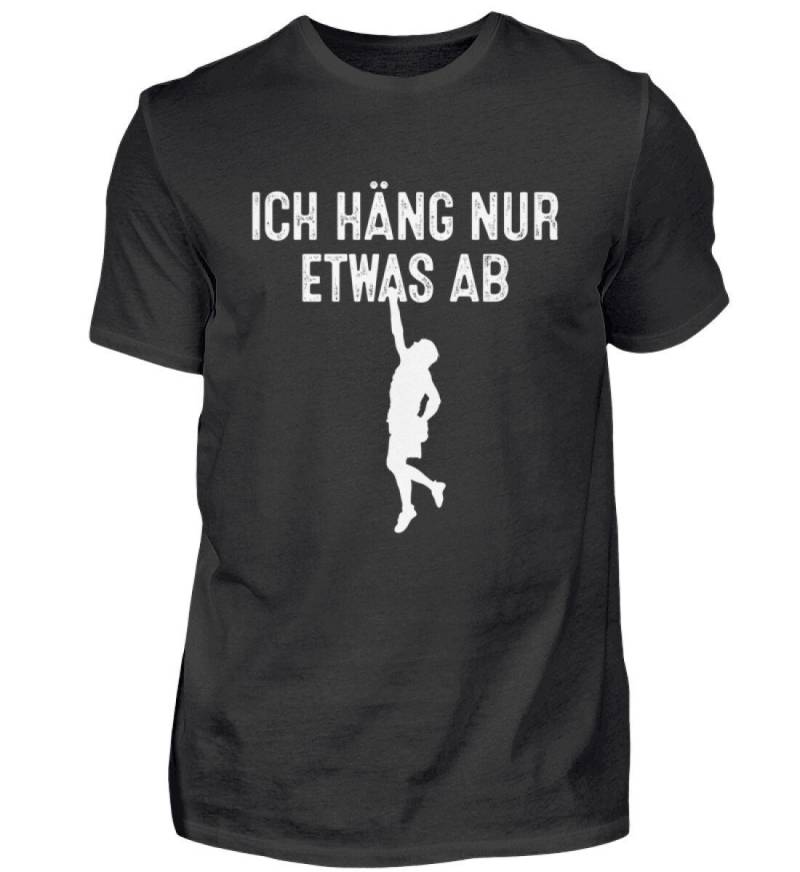 Klettern T-Shirt Kletterer Klettersport Climbing Ich Häng Nur Etwas Ab - Herren Shirt von MeallasShop
