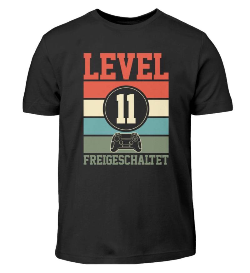 Level 11 Freigeschaltet 11. Geburtstag Gamer Gaming Kindergeburtstag - Kinder T-Shirt von MeallasShop