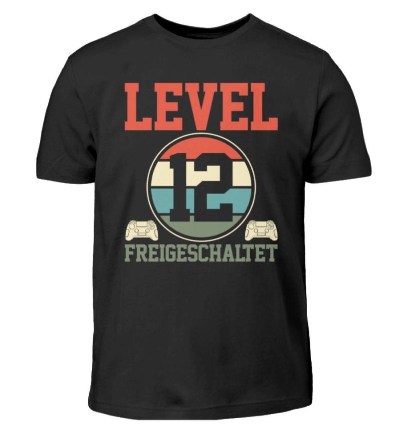 Level 12 Freigeschaltet 12. Geburtstag Gamer Gaming Kindergeburtstag - Kinder T-Shirt von MeallasShop