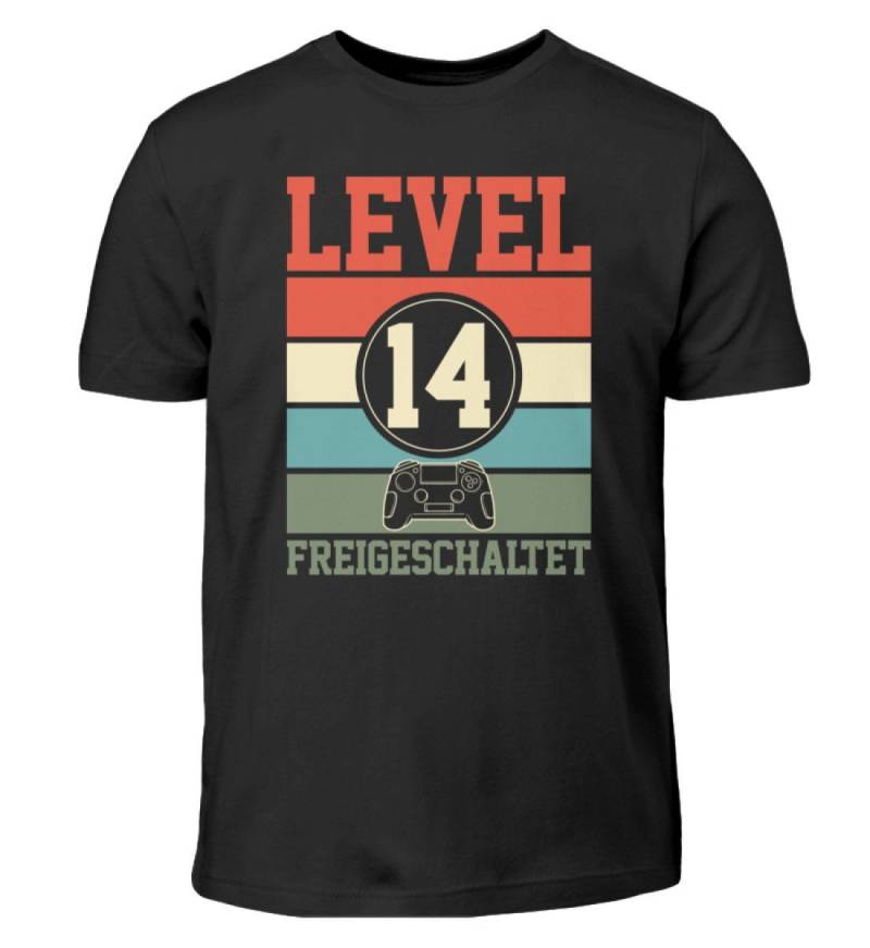 Level 14 Freigeschaltet 14. Geburtstag Gamer Gaming Kindergeburtstag - Kinder T-Shirt von MeallasShop