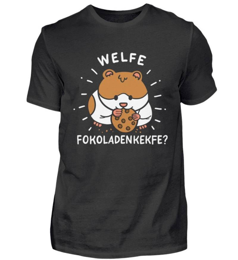 Lustiges Hamster T-Shirt Goldhamster Hamsterbesitzer Welfe Fokoladenkekfe? - Herren Shirt von MeallasShop
