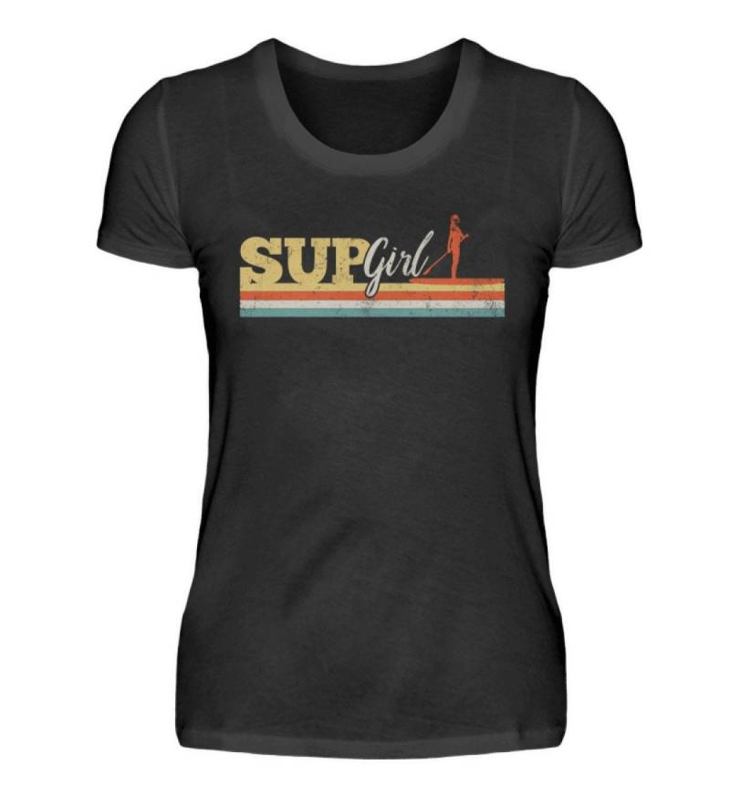 Sup T-Shirt Stand-Up-Paddling Stehpaddlerin Stehpaddel Paddeln Stehpaddeln Girl - Damenshirt von MeallasShop