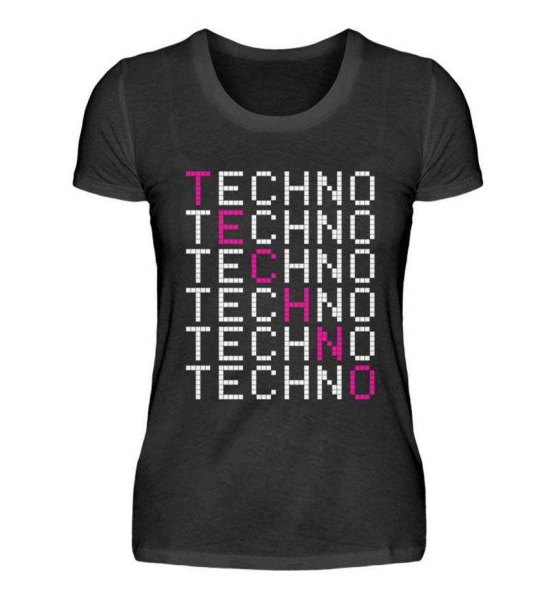 Techno Raver Rave Elektronik Edm House Musik Dj - Damenshirt von MeallasShop