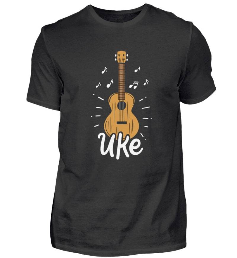 Ukulele T-Shirt Uke Ukulele-Spieler Musik Musikinstrument Musiker Hawaii - Herren Shirt von MeallasShop