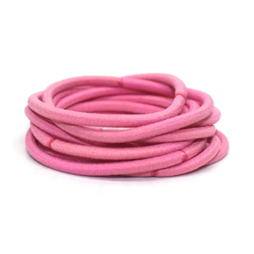 10 Stück gemischte Haarbänder, dekorativ, hohe Elastizität, schützender Pferdeschwanz-Halter, Mädchen, Kinder, Styling-Zubehör, Dunkelrosa 10 Stück gemischte Haarbänder, dekorativ, hohe Elastizität, schützender Pferdeschwanz-Halter, Mädchen, Kinder, Styling-Zubehör, Dunkelrosa von Mealoodiousmusea