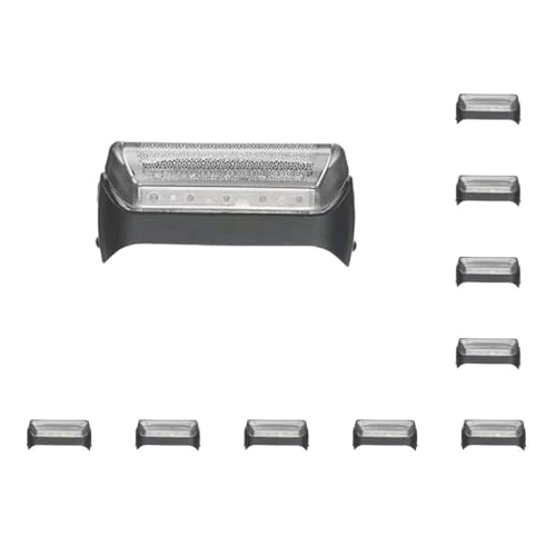 10er Set Flexibler und starker Scherkopf Optimale Anpassung Für Präzises Rasieren Einfacher Ersatz Scherkopf Gitter Schwarz von Mealoodiousmusea