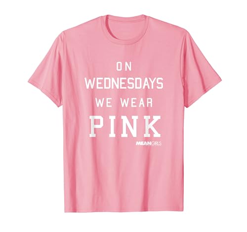 Mean Girls Pink Day Is Wednesday T-Shirt von Mean Girls
