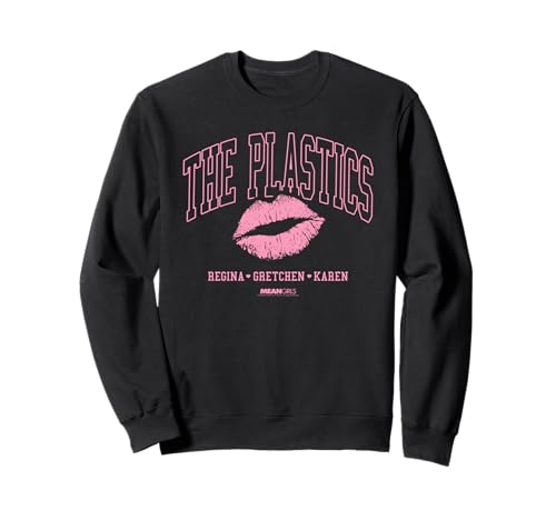Mean Girls The Plastics Pink Lipstick Kiss Y2K Movie Sweatshirt von Mean Girls