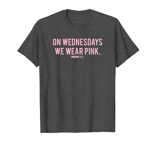 Mean Girls Wednesday Is Pink Day Simple T-Shirt von Mean Girls