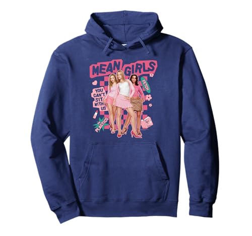 Mean Girls You Can't Sit with Us Checkerboard Y2K Movie Pullover Hoodie von Mean Girls