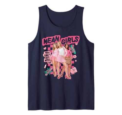 Mean Girls You Can't Sit with Us Checkerboard Y2K Movie Tank Top von Mean Girls