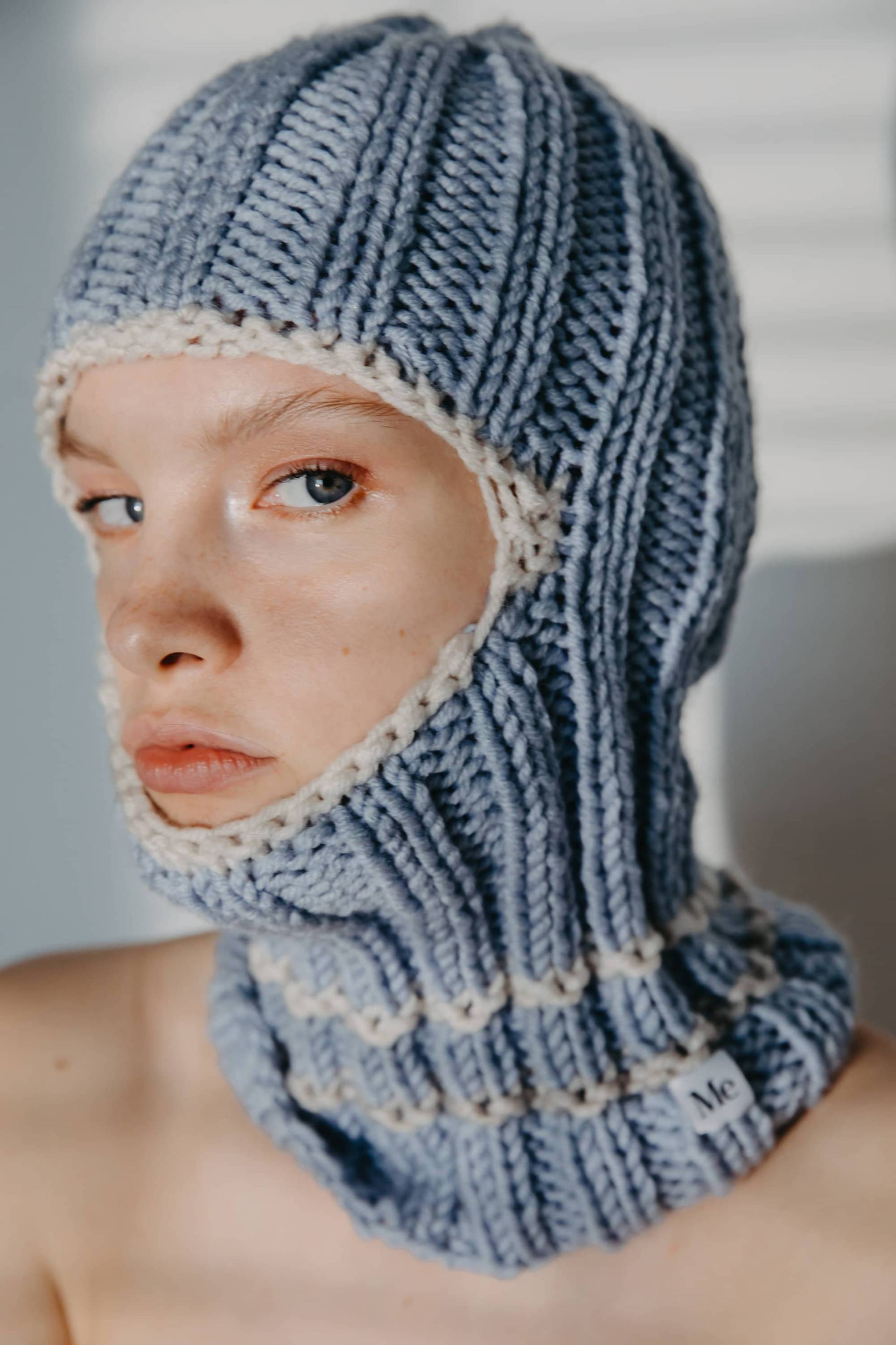 Kürbis Balaclava - Kuschelige Winter Gesichtsmaske & Mütze Handgefertigte Wolle Haube Maske Kürbis Balaclava - Kuschelige Winter Gesichtsmaske & Mütze Handgefertigte Wolle Haube Maske von Meandlissa