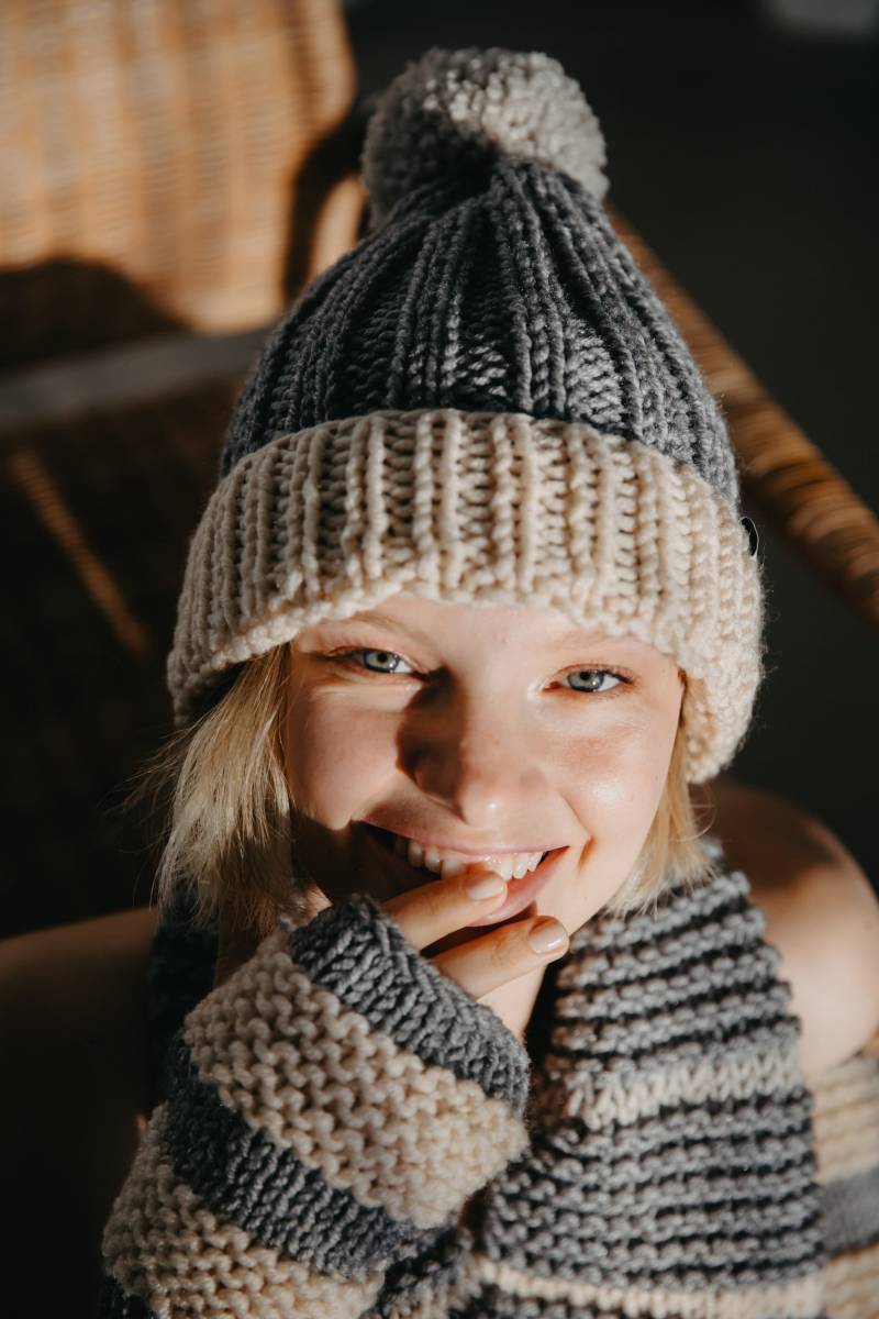 Papaya Strickmütze Papaya Strickmütze von Meandlissa