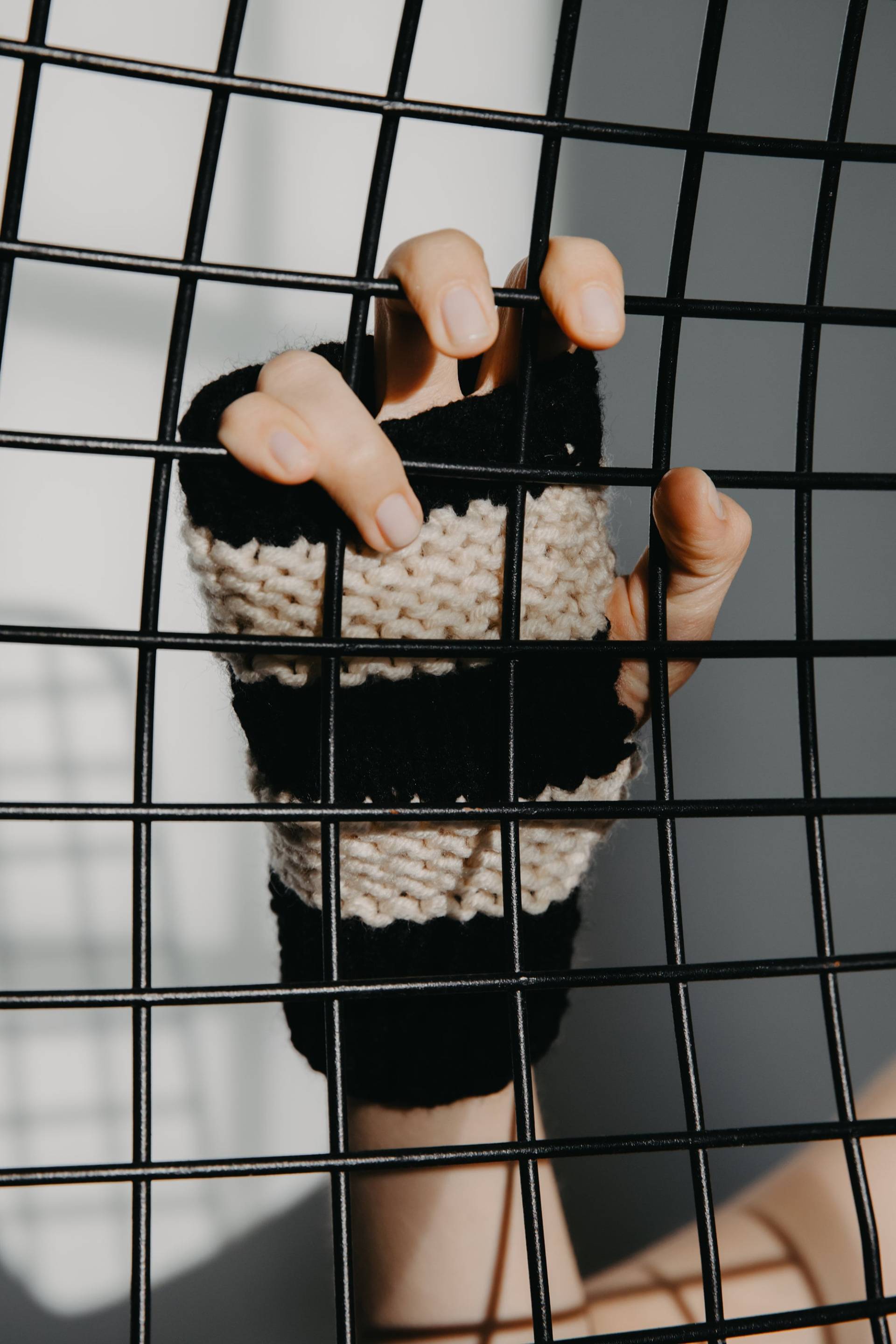 Pflaume Strickhandschuhe von Meandlissa